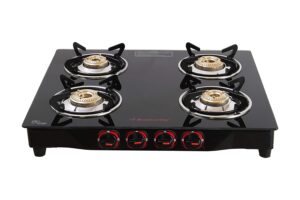 Butterfly Smart glass 4 burner gas stove