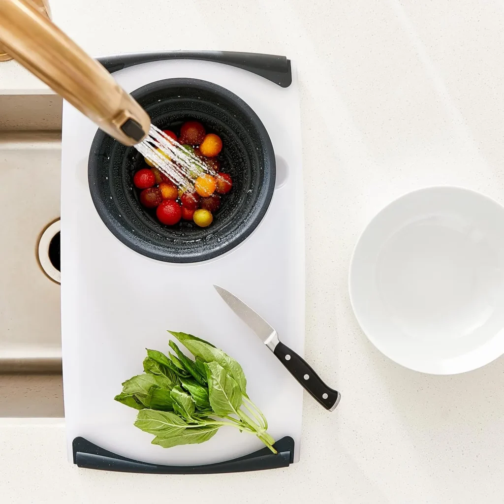 Small Kitchen Storage Ideas: Over-the-Sink Cutting Board