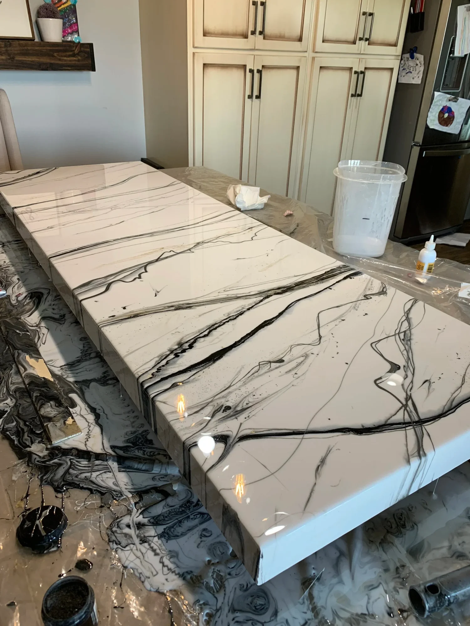DIY Kitchen Countertop Makeover
