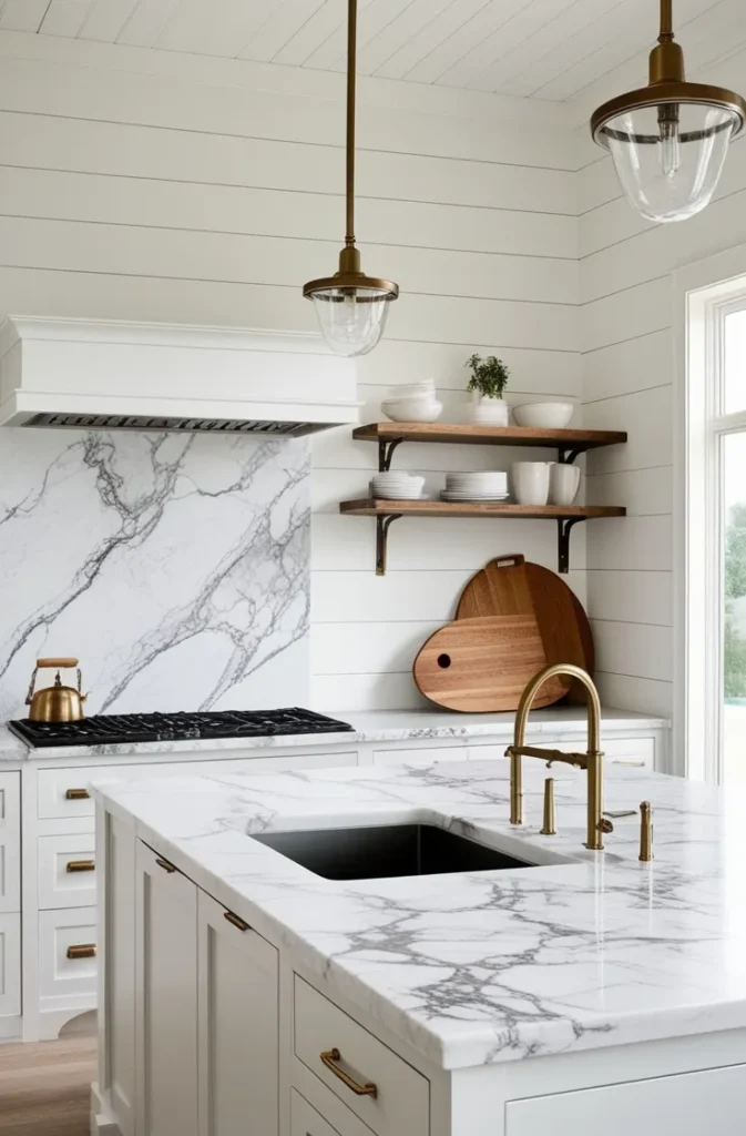 Shiplap Backsplash Kitchen Ideas