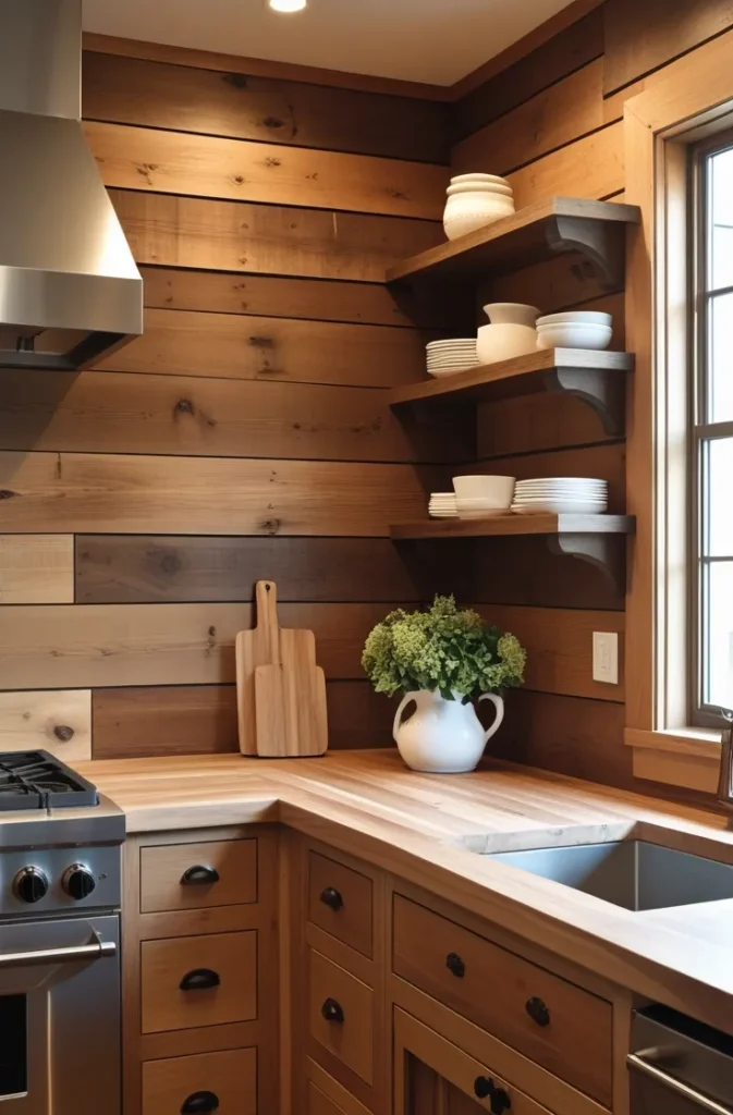 Shiplap Backsplash Kitchen Ideas