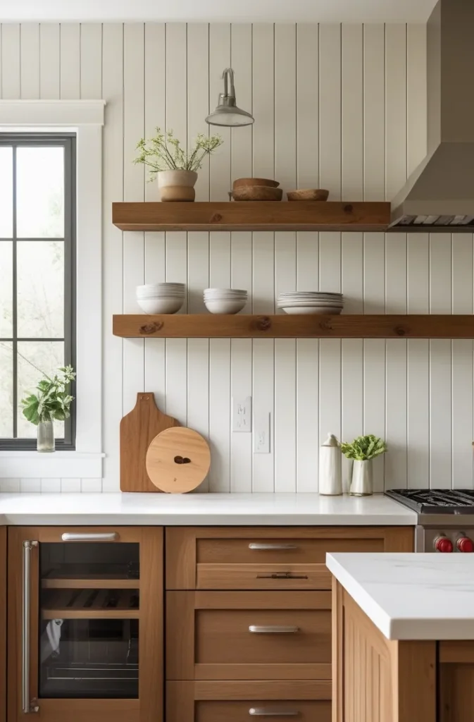 Shiplap Backsplash Kitchen Ideas