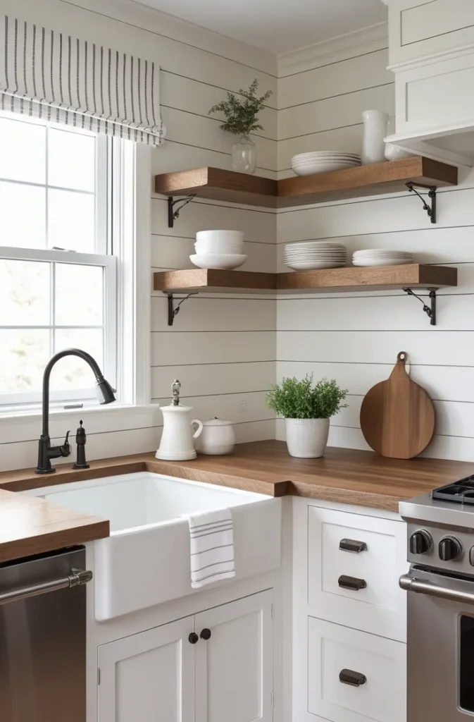 Shiplap Backsplash Kitchen Ideas