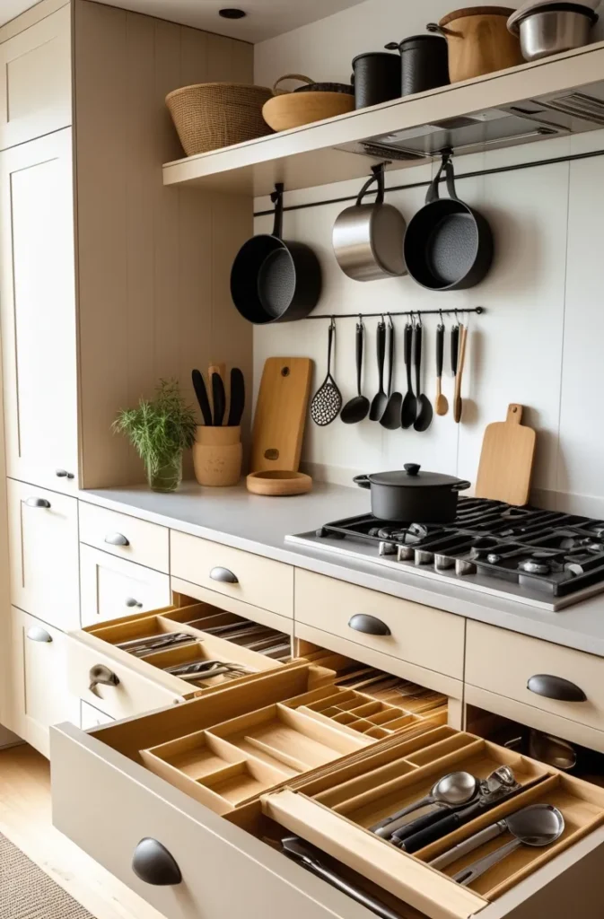 Scandinavian kitchen organisation tips