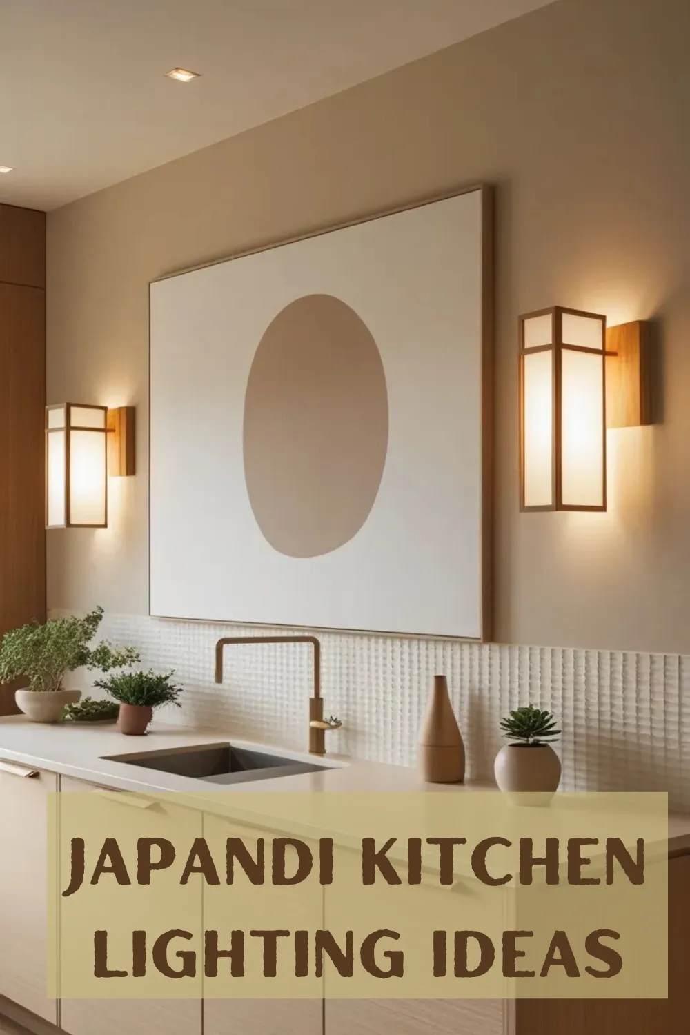 Japandi Kitchen Lighting Ideas