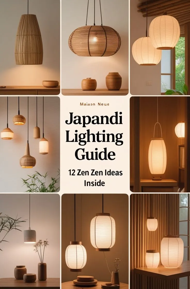 Japandi Kitchen Lighting Ideas