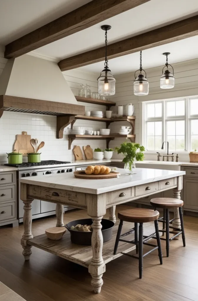 Vintage Farmhouse Kitchen Ideas