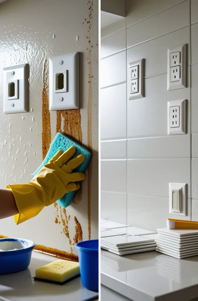 How to Install Peel and Stick Backsplash