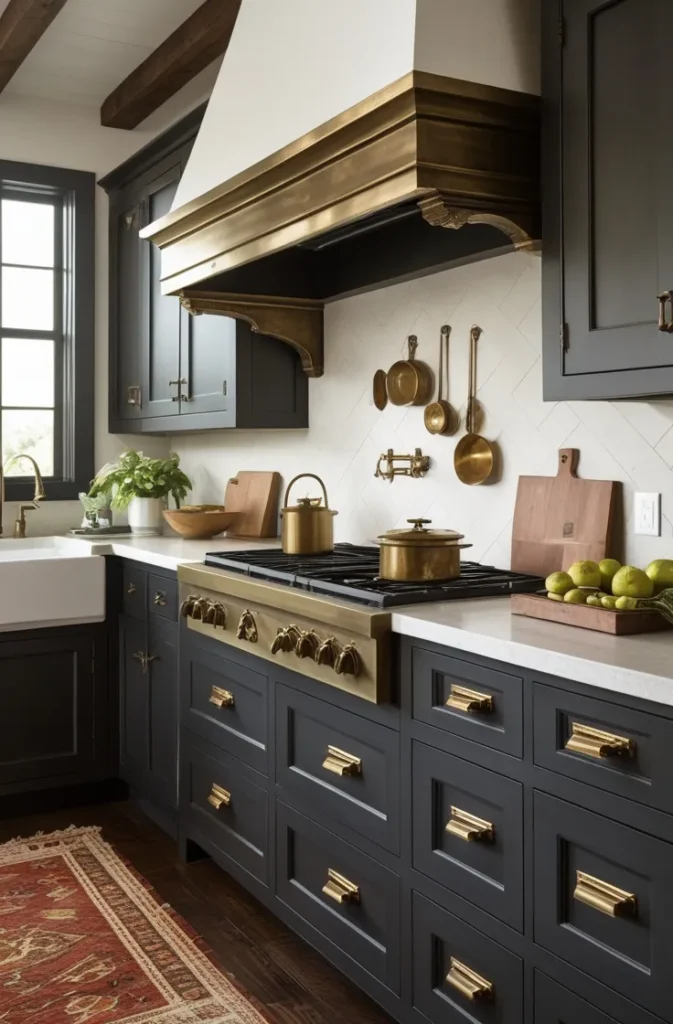Dark Farmhouse Kitchen Design