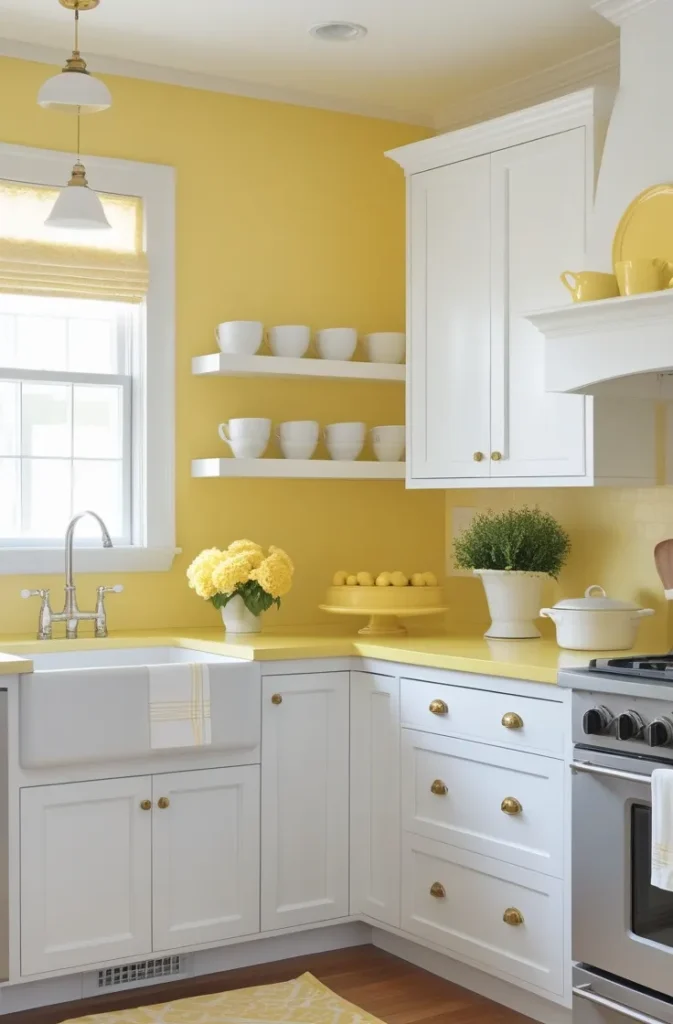 Butter Yellow Kitchen Designs