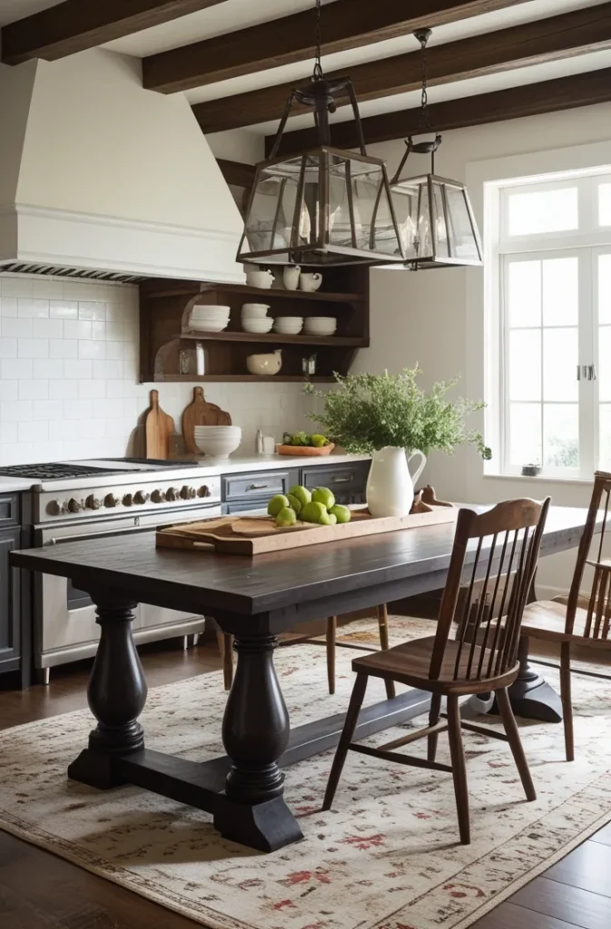 Dark Farmhouse Kitchen Design