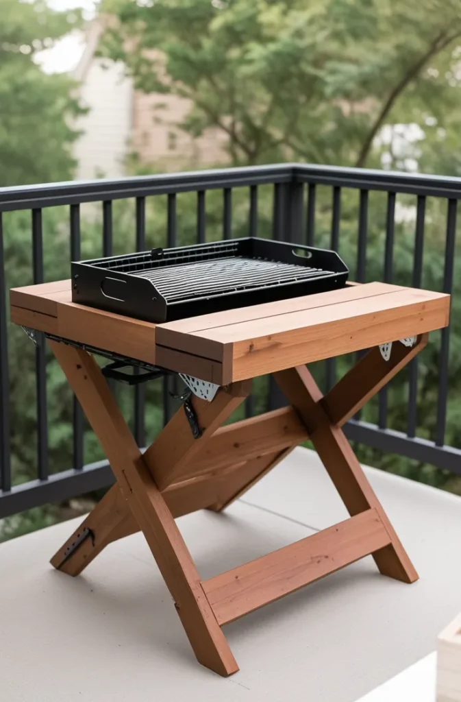 DIY Outdoor Grill Station
