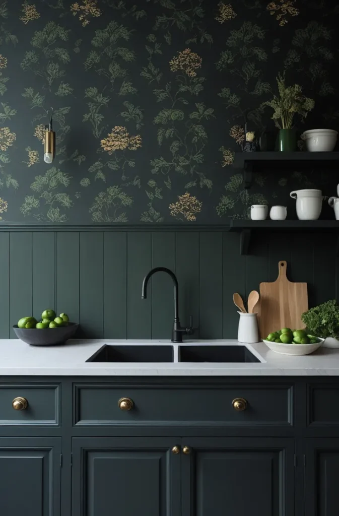 Dark Farmhouse Kitchen Design