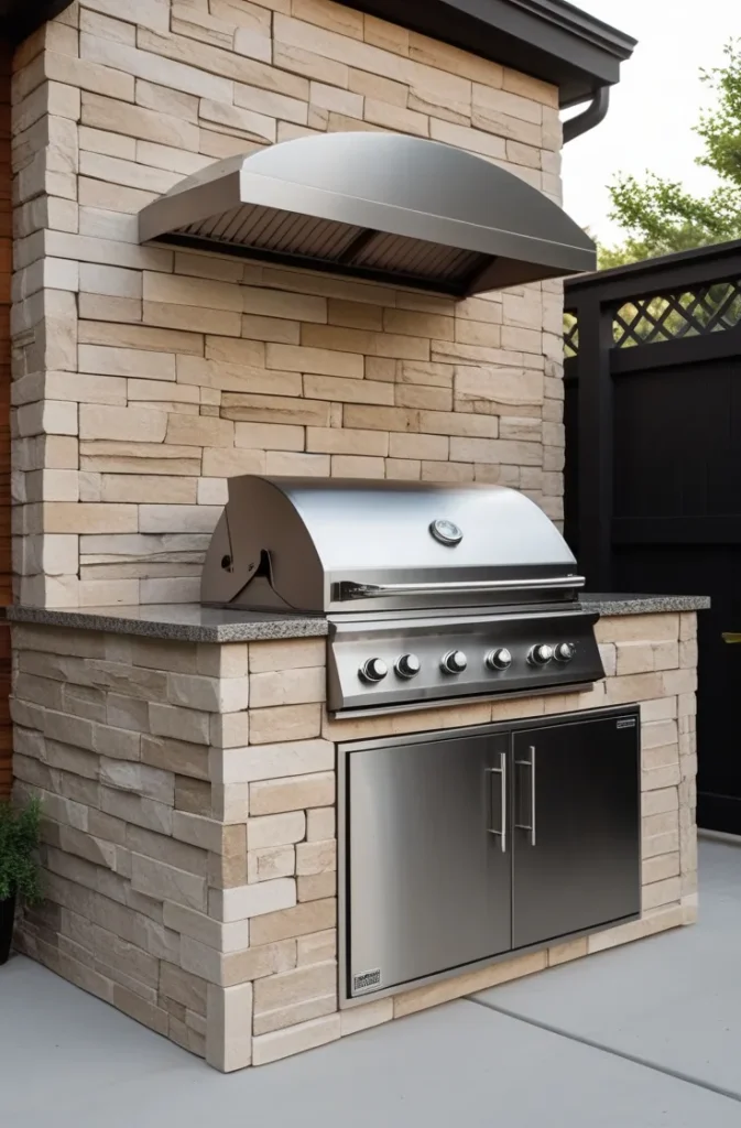 DIY Outdoor Grill Station
