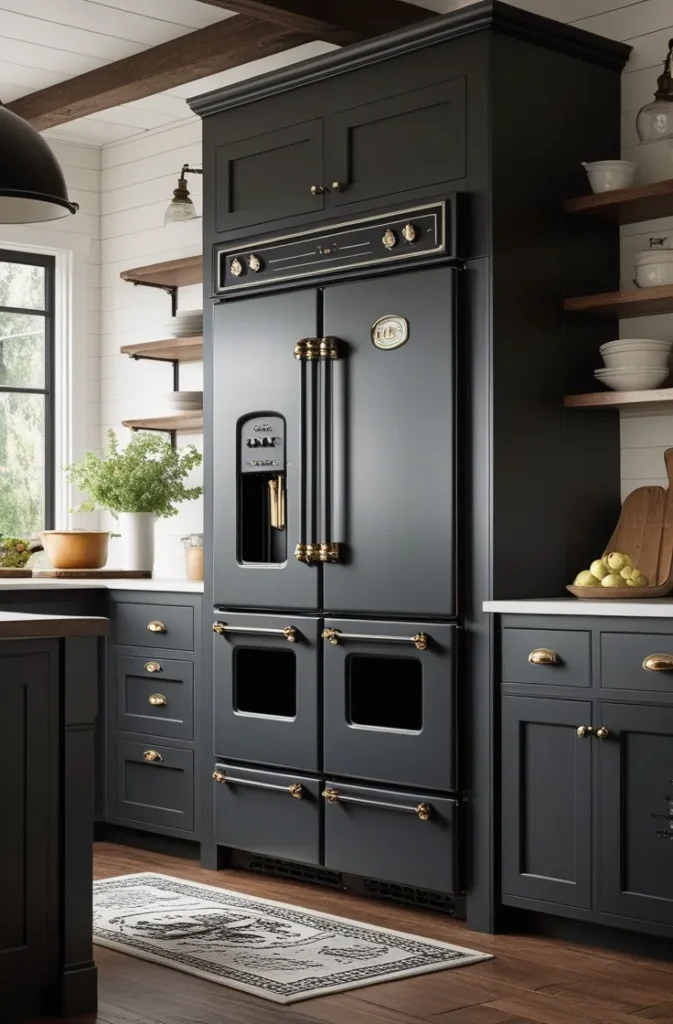 Dark Farmhouse Kitchen Design