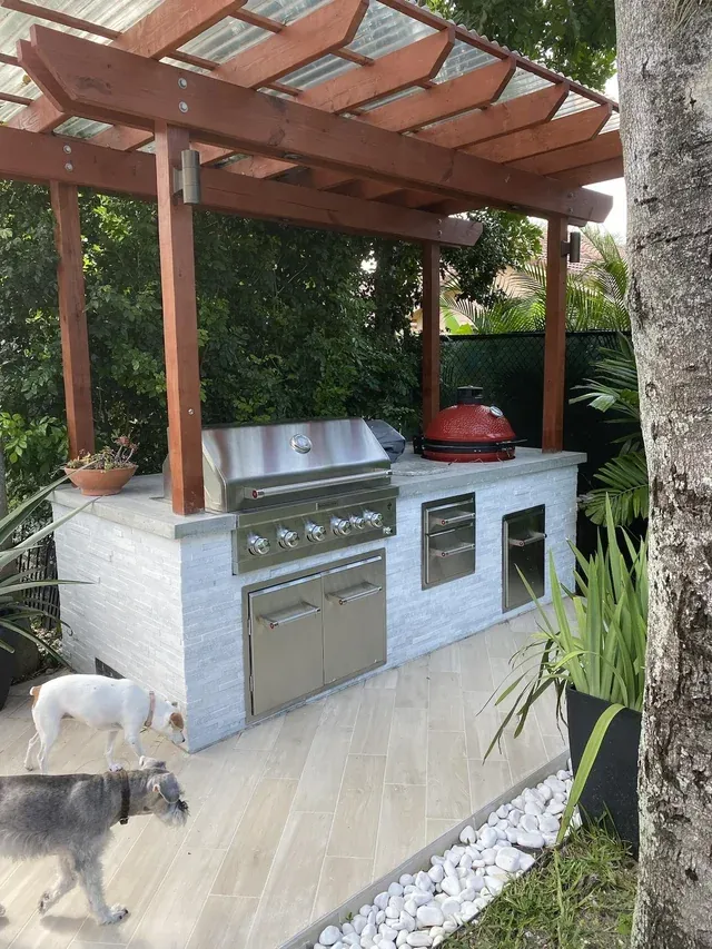 DIY Outdoor Grill Station Ideas