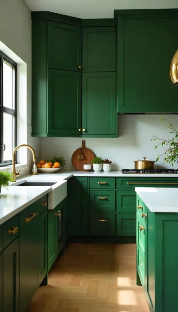 Olive Green Kitchen Designs