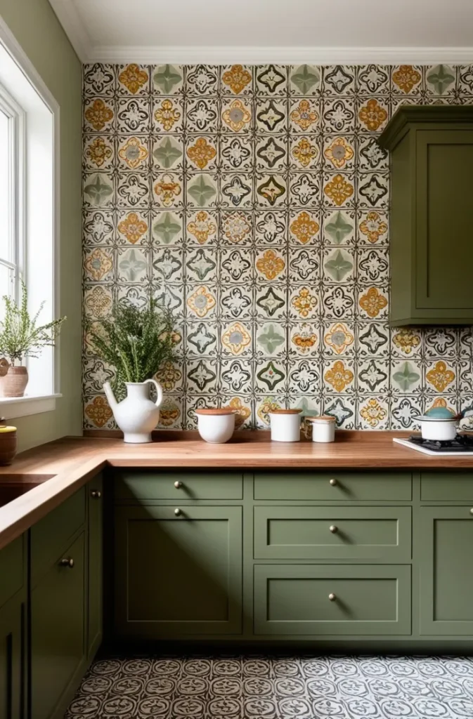 Olive Green Kitchen Designs