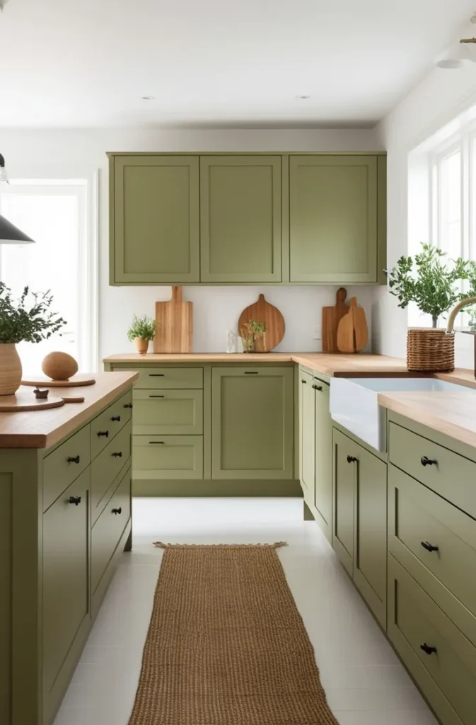 Olive Green Kitchen Designs