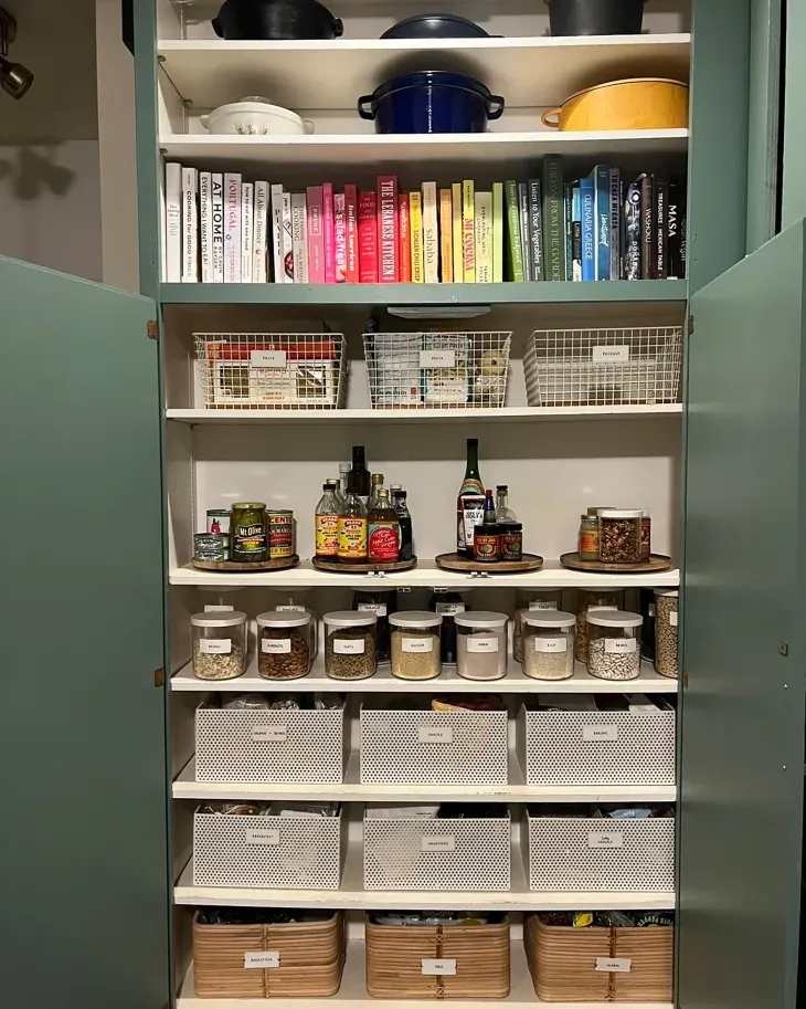 Corner Pantry Organization