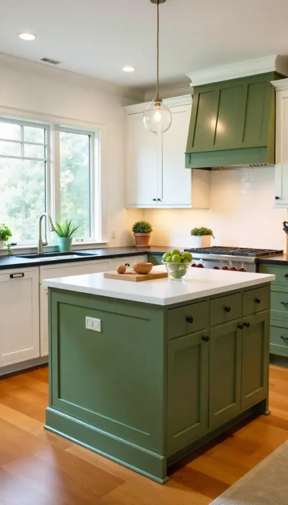Olive Green Kitchen Designs