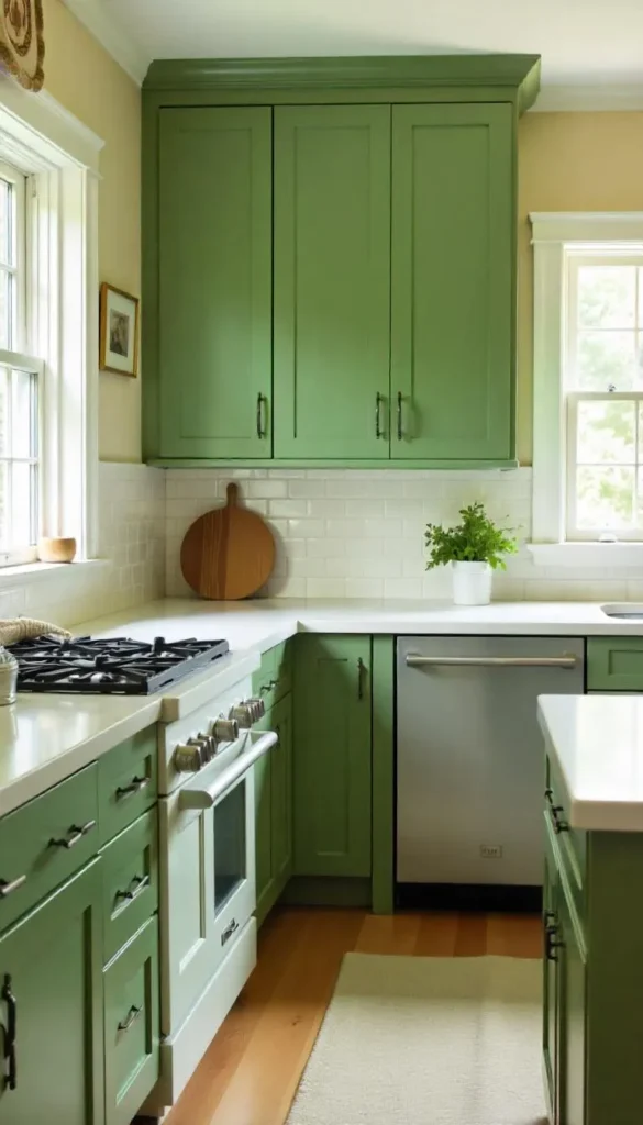 Olive Green Kitchen Designs