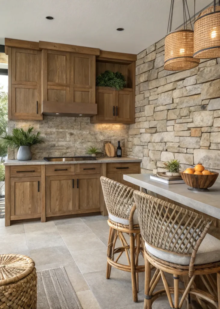 Boho Kitchen Backsplash