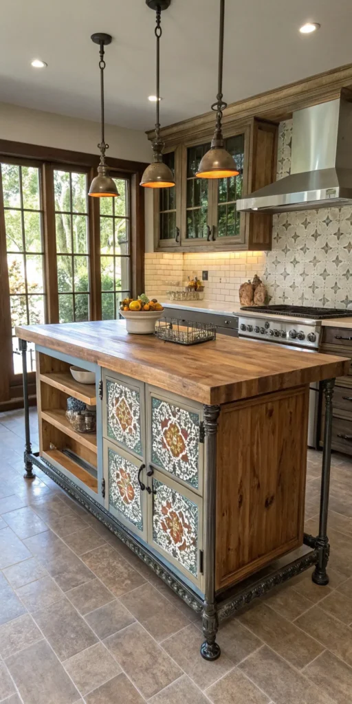 Boho Kitchen Island Inspiration
