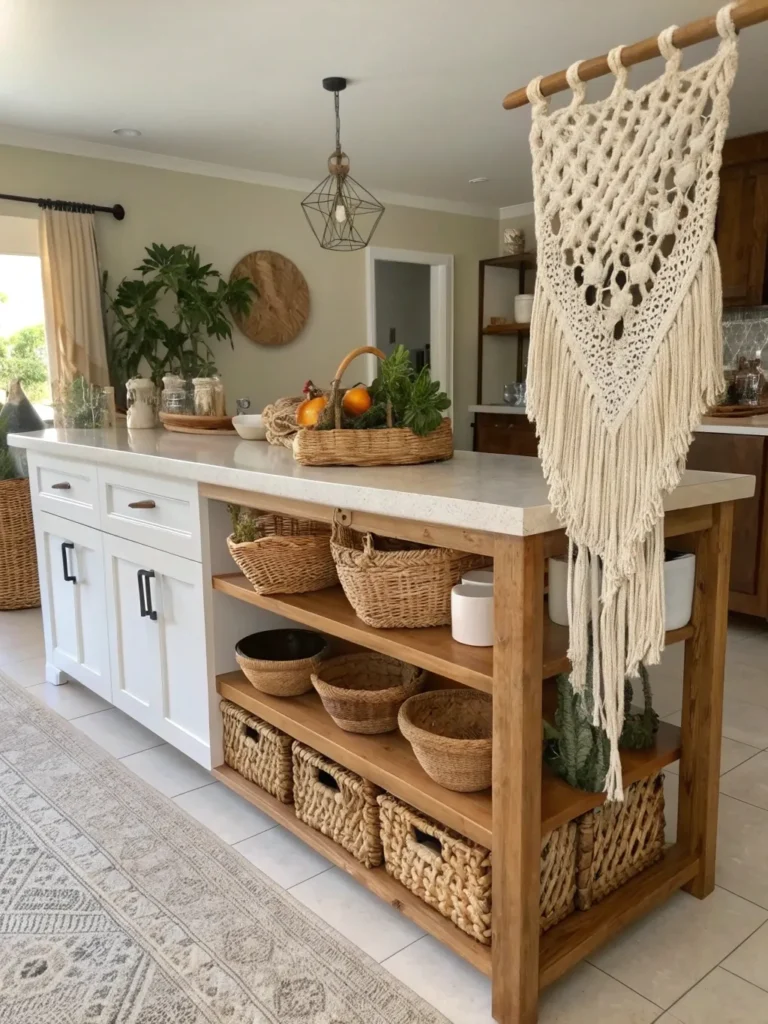 Boho Kitchen Island Inspiration