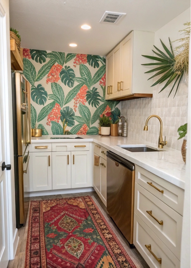 Boho Kitchen Backsplash