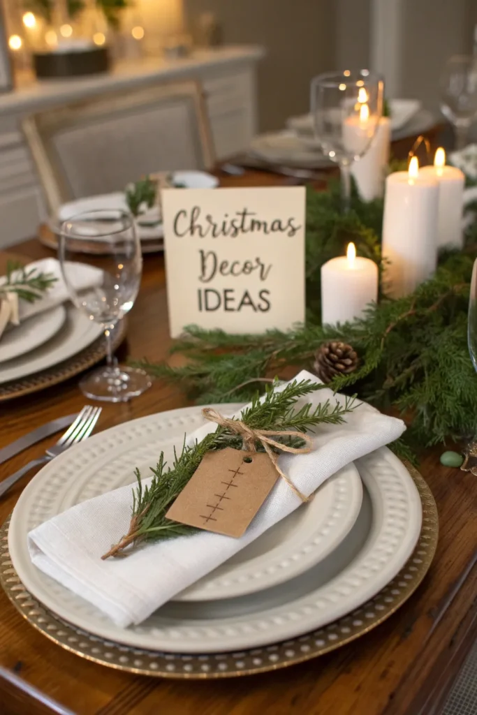 Kitchen Table Christmas Decor Ideas