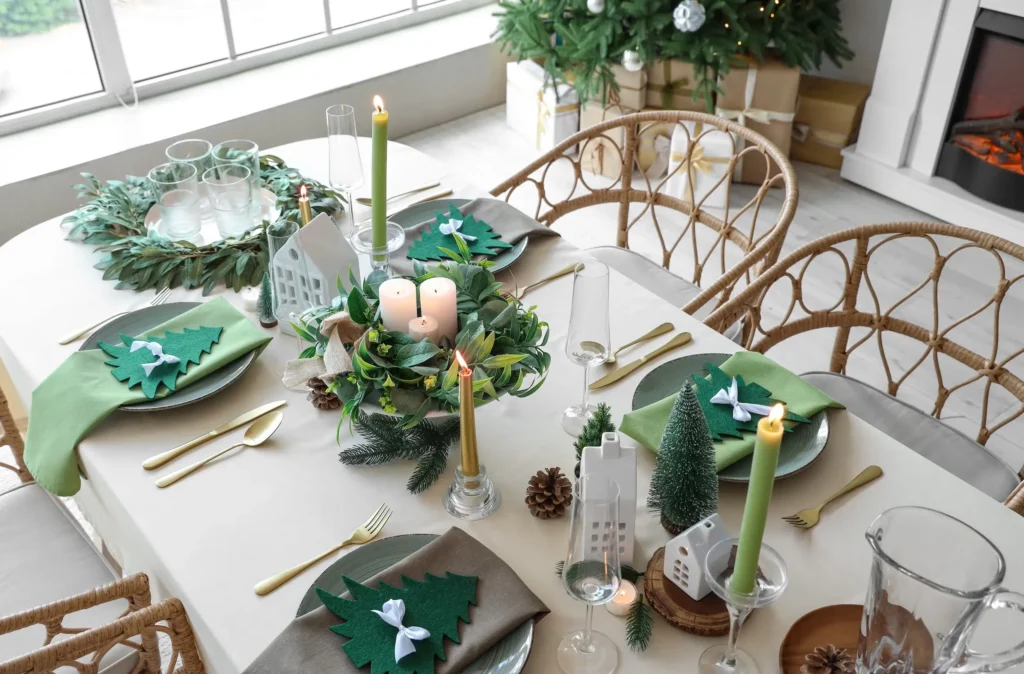 Kitchen Table Christmas Decor Ideas