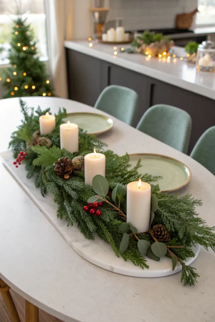 Kitchen Table Christmas Decor Ideas