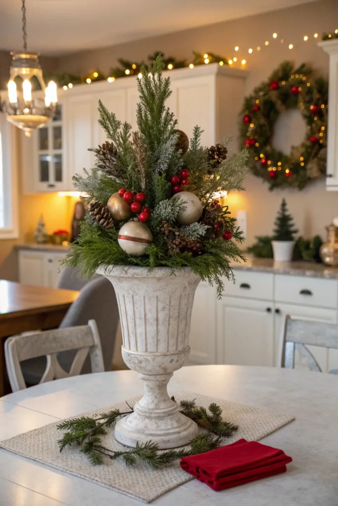 Kitchen Table Christmas Decor Ideas