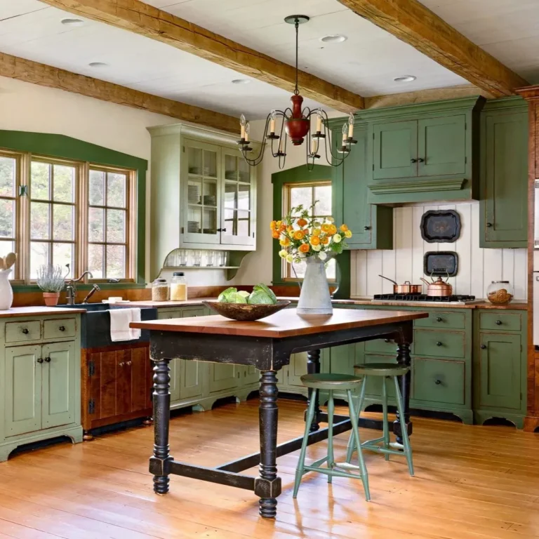 Sage Green Farmhouse Kitchen Ideas