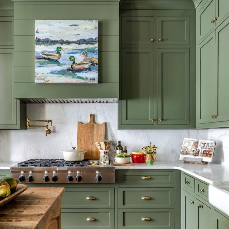 Sage Green Farmhouse Kitchen Ideas