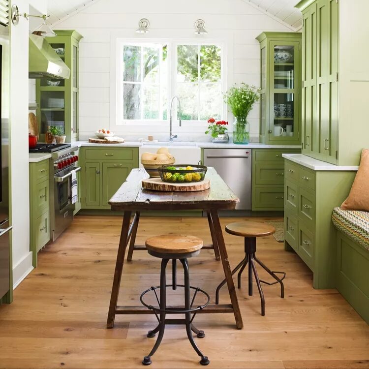 Sage Green Farmhouse Kitchen Ideas