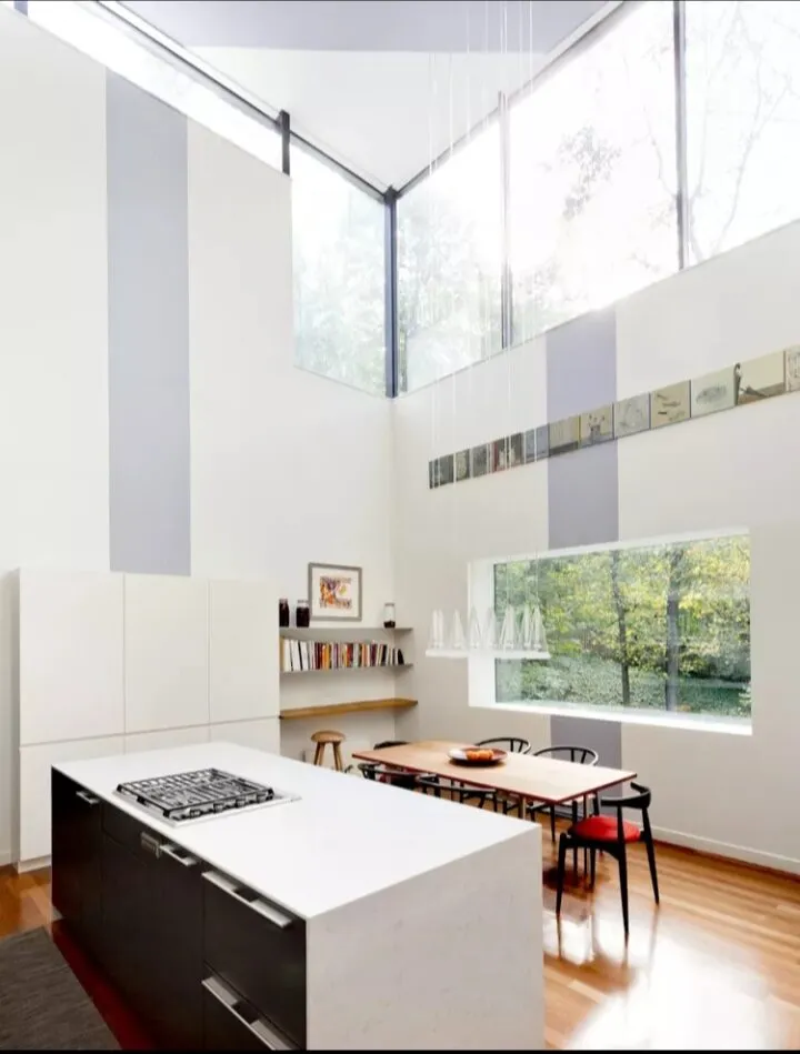 open concept kitchen living room layout