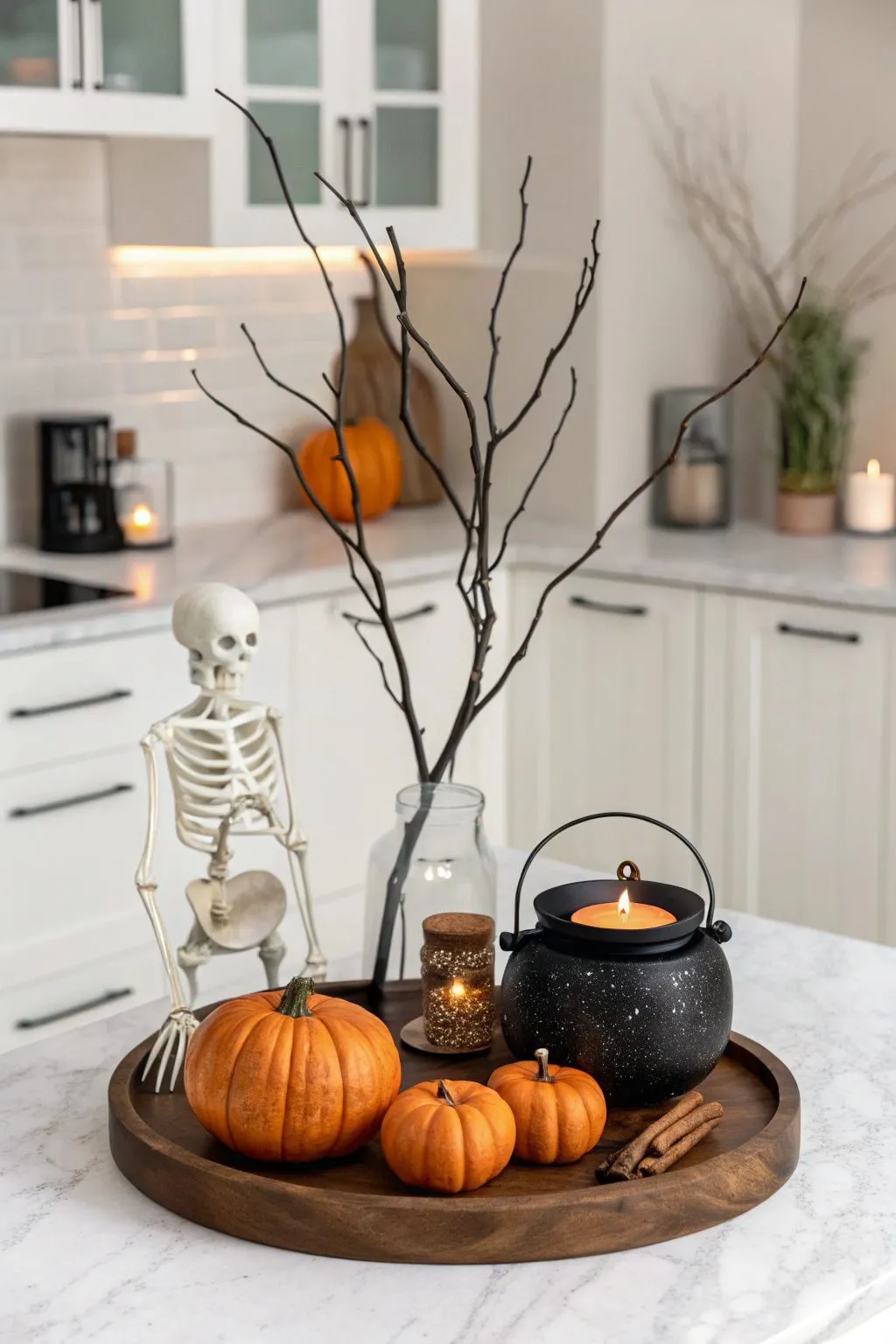 halloween kitchen island centerpiece