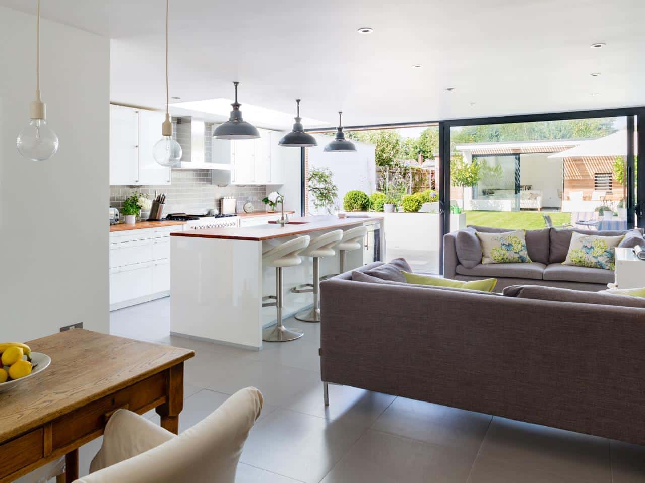 Open Plan Kitchen Living Room