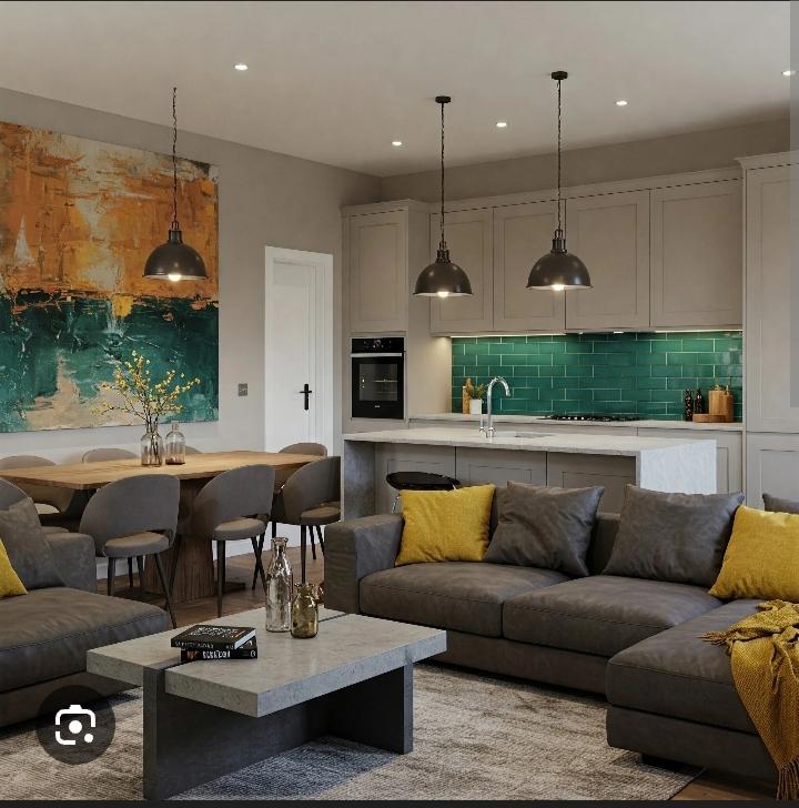 Open Plan Kitchen Living Room