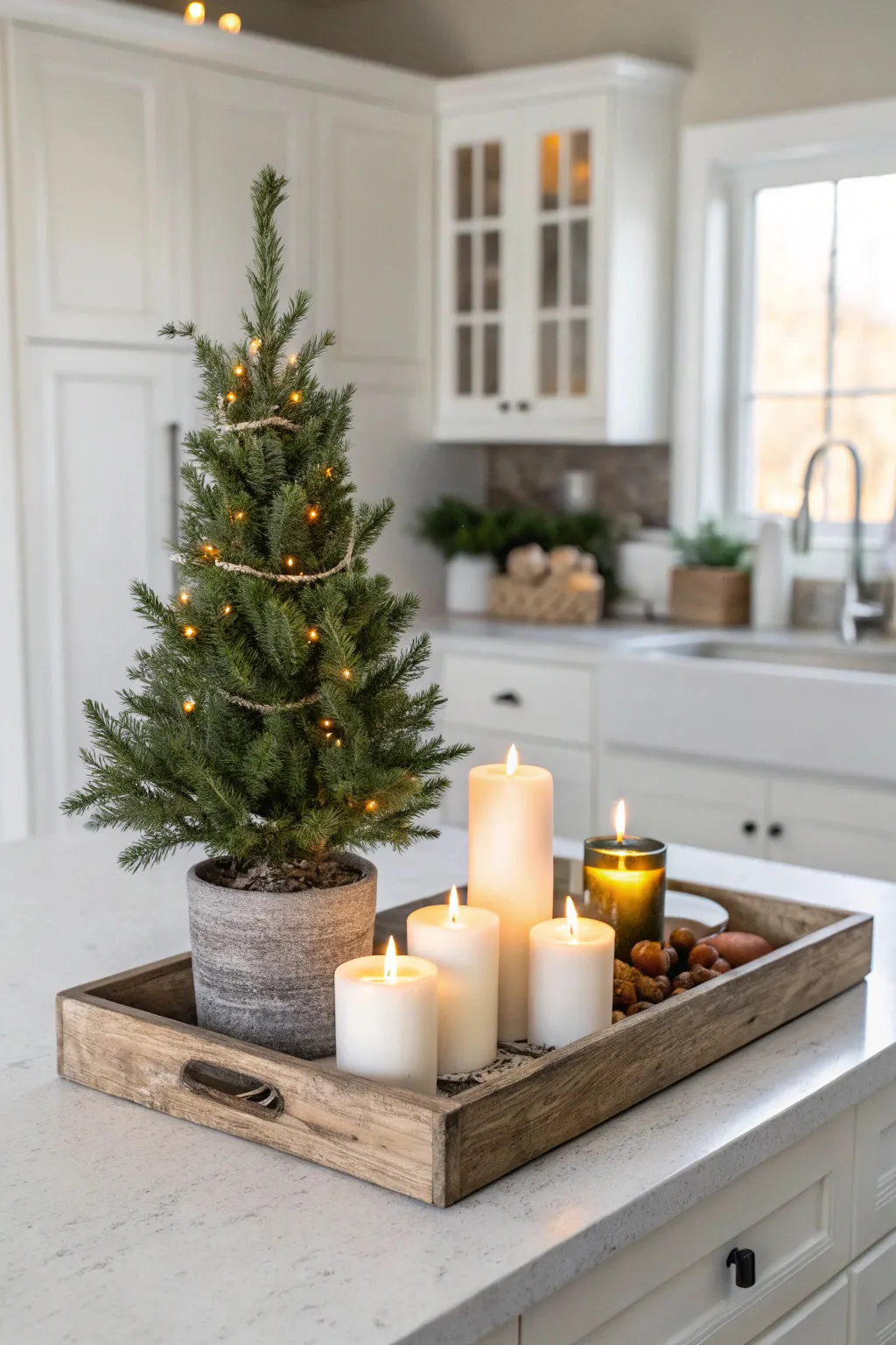 Christmas Kitchen Island Decor Ideas