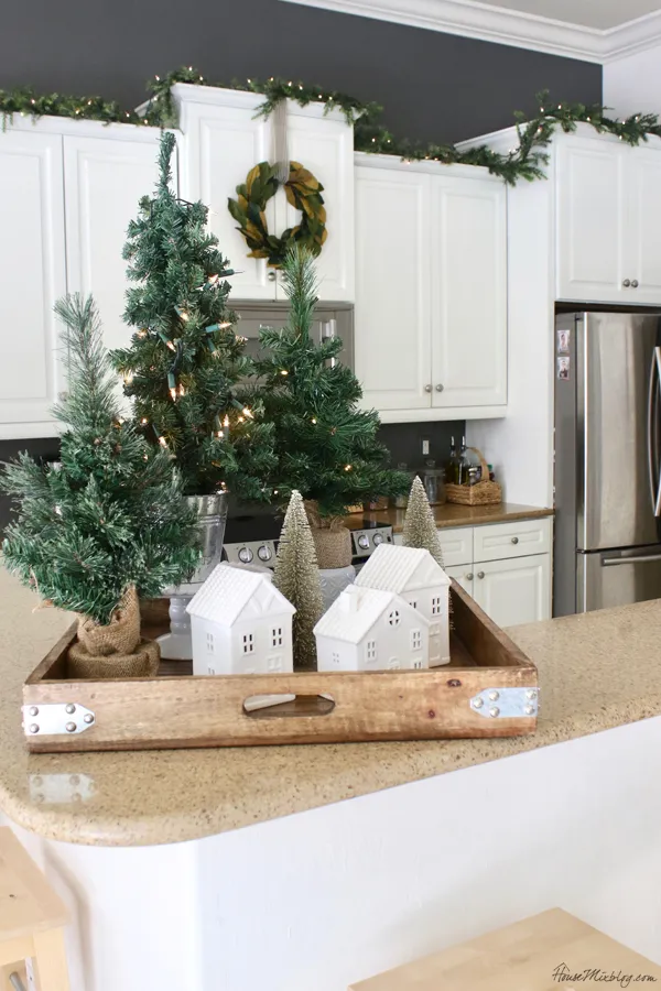 kitchen island christmas centerpiece