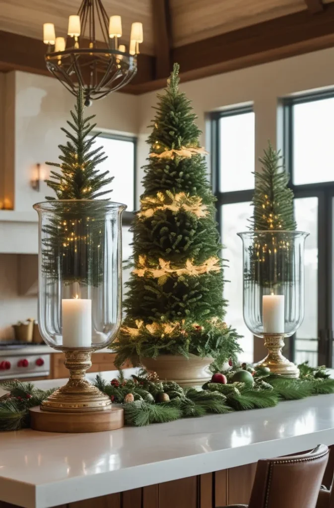 kitchen island christmas centerpiece