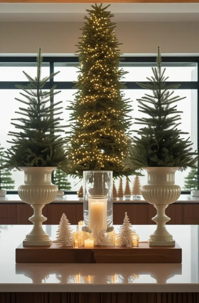 kitchen island christmas centerpiece