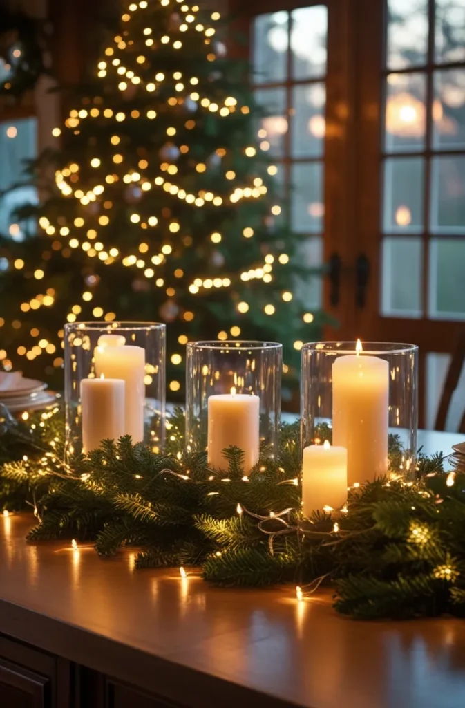 kitchen island christmas centerpiece