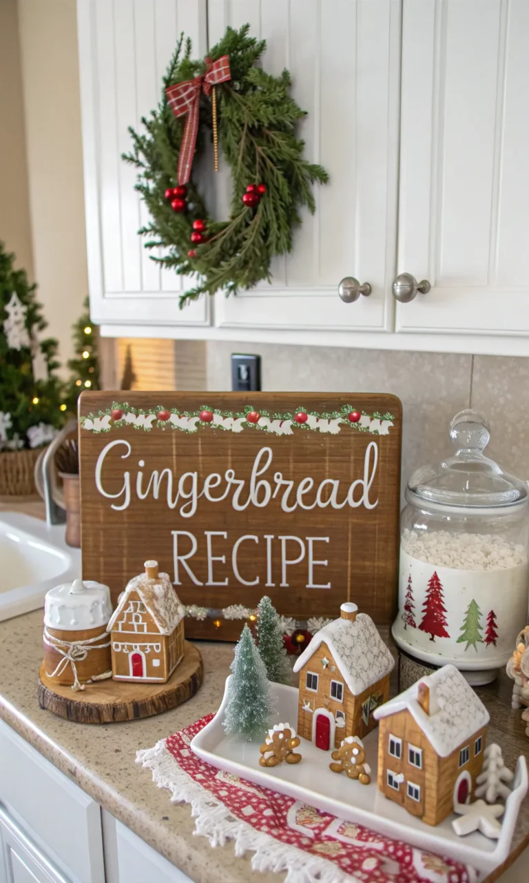 gingerbread christmas kitchen