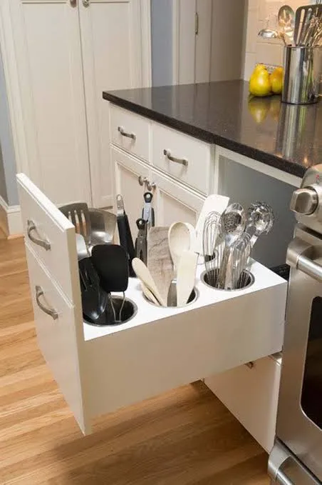 kitchen utensil organization ideas