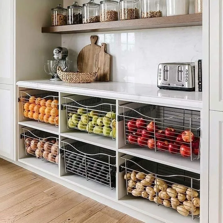 kitchen cabinet organization layout 