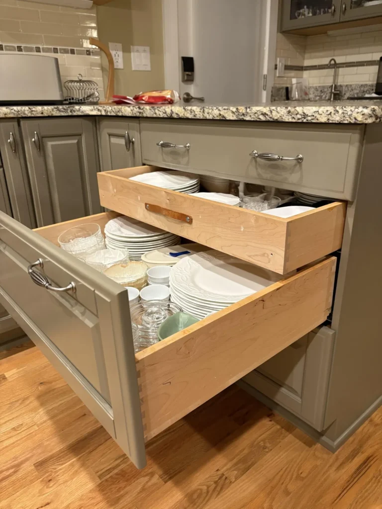 deep kitchen drawer organization ideas